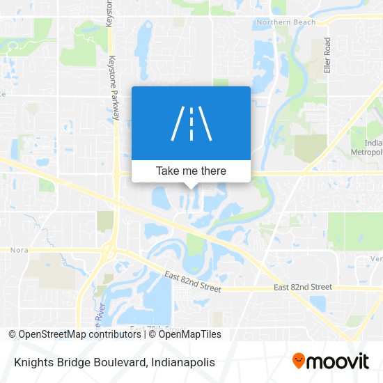 Mapa de Knights Bridge Boulevard