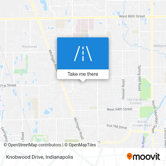 Knobwood Drive map