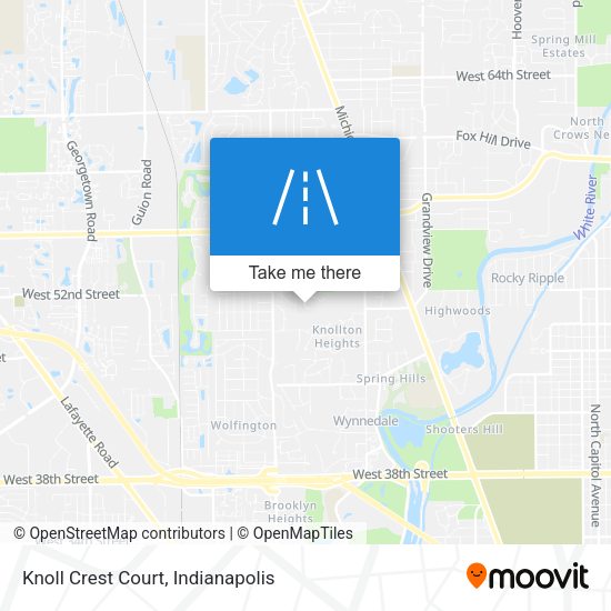 Knoll Crest Court map