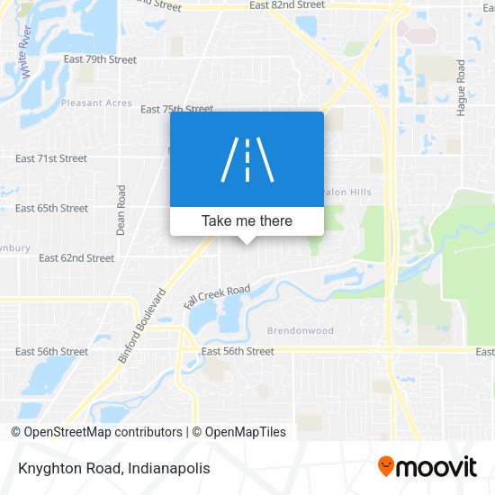 Mapa de Knyghton Road
