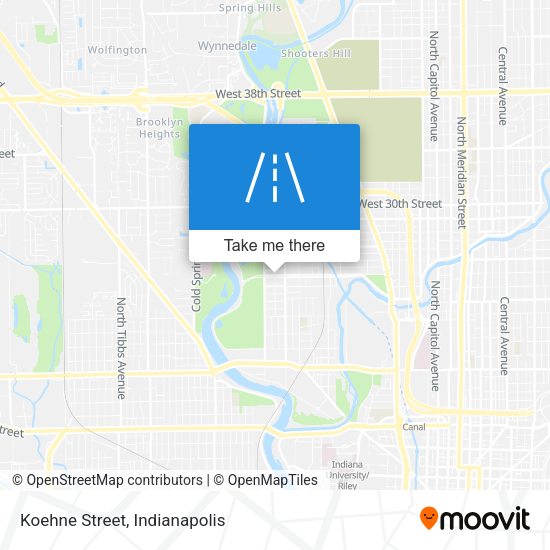 Mapa de Koehne Street