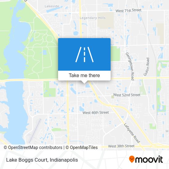 Lake Boggs Court map