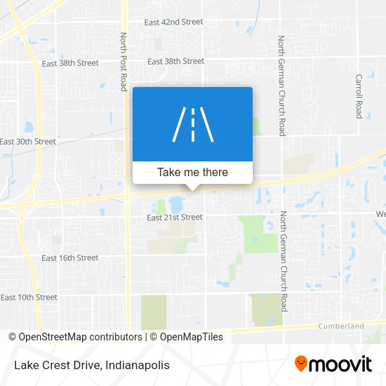 Mapa de Lake Crest Drive