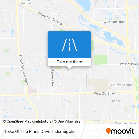 Mapa de Lake Of The Pines Drive