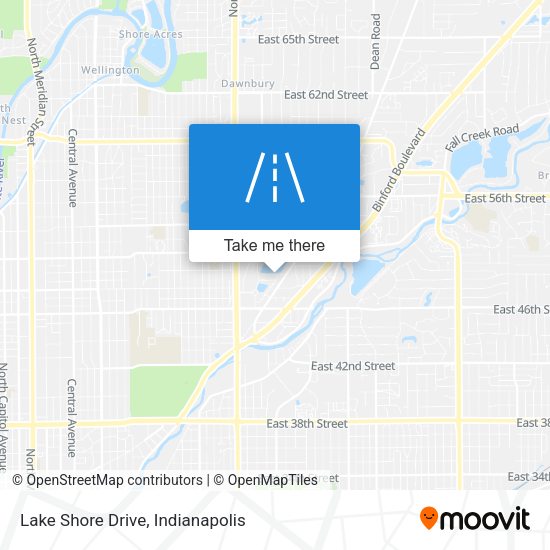 Lake Shore Drive map