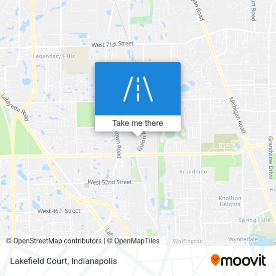 Lakefield Court map