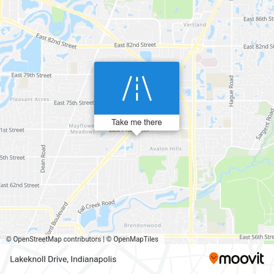 Lakeknoll Drive map