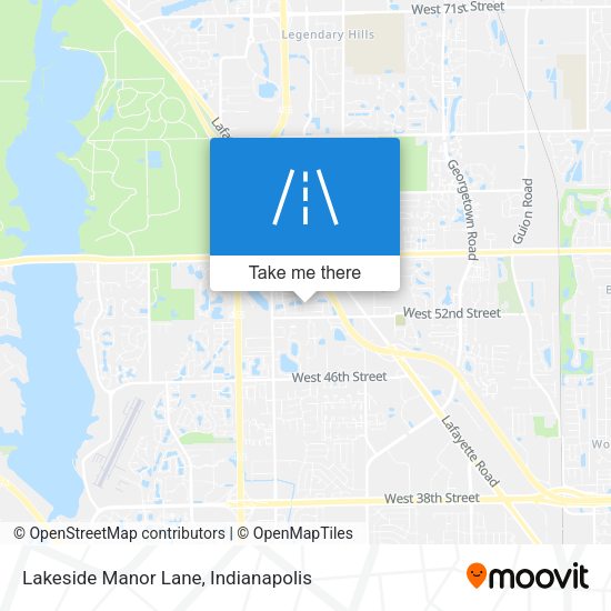 Lakeside Manor Lane map