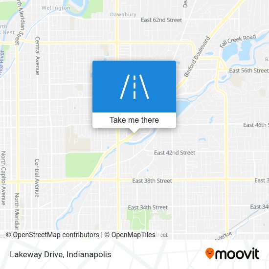 Lakeway Drive map