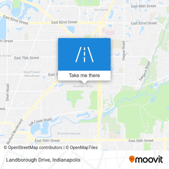 Mapa de Landborough Drive