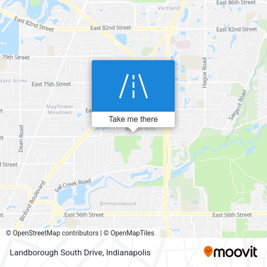 Landborough South Drive map