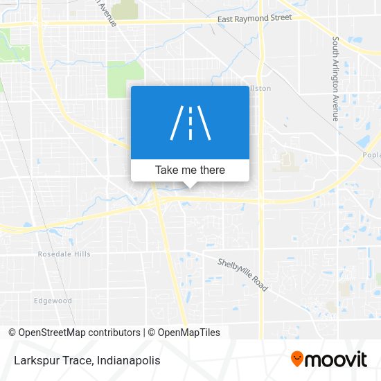 Larkspur Trace map