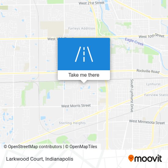 Larkwood Court map