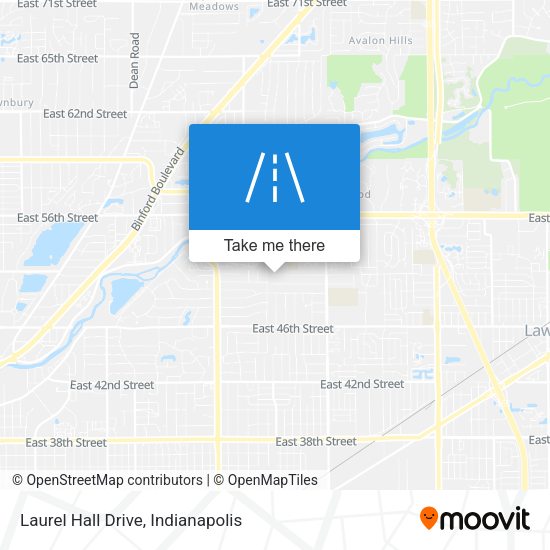 Mapa de Laurel Hall Drive