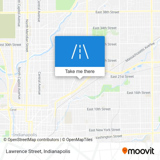 Mapa de Lawrence Street