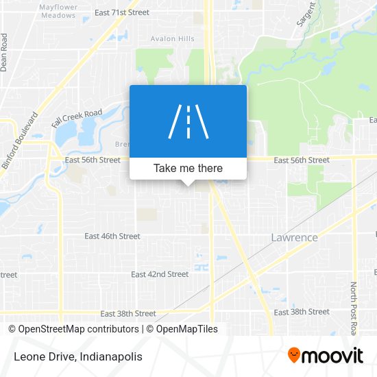 Mapa de Leone Drive