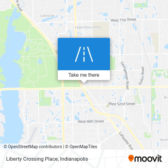 Liberty Crossing Place map