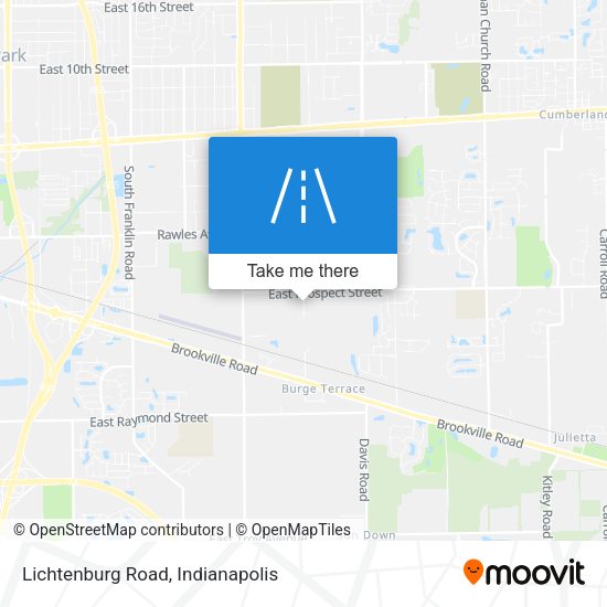 Lichtenburg Road map