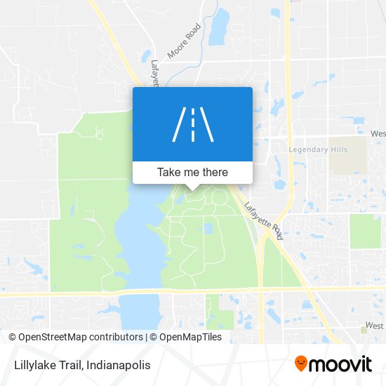 Mapa de Lillylake Trail