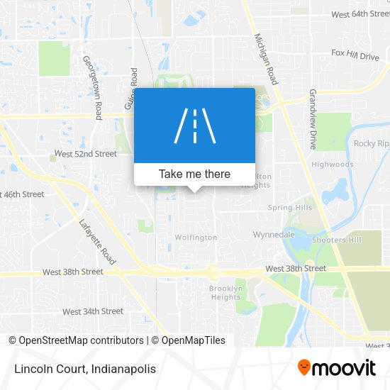 Mapa de Lincoln Court