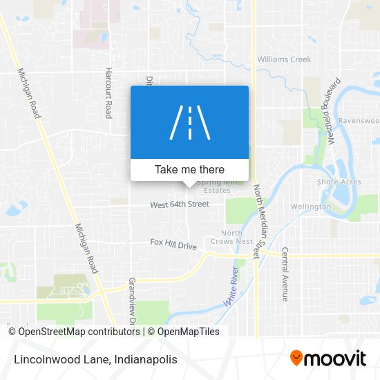 Lincolnwood Lane map