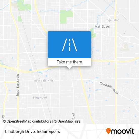 Lindbergh Drive map