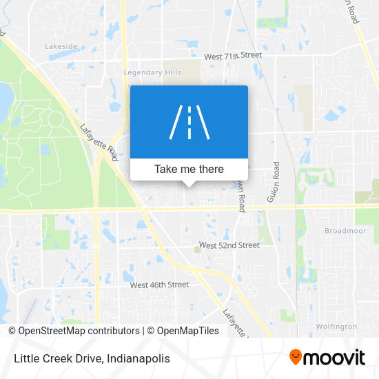 Little Creek Drive map