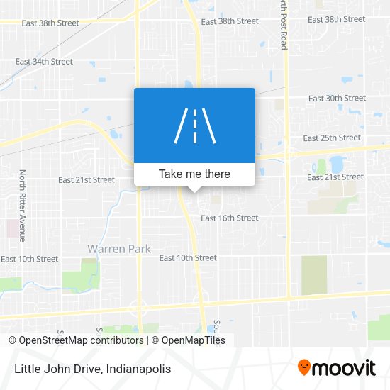 Little John Drive map
