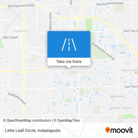 Little Leaf Circle map