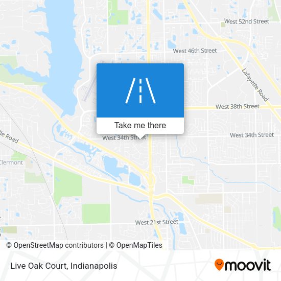 Mapa de Live Oak Court
