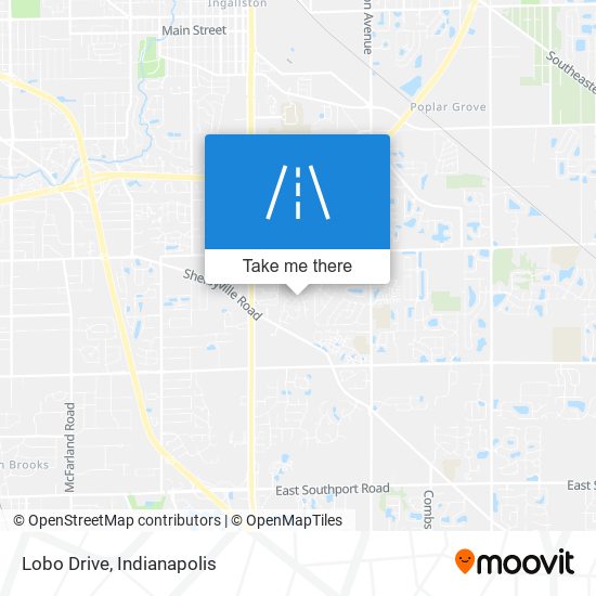 Lobo Drive map