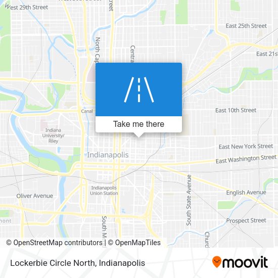 Lockerbie Circle North map