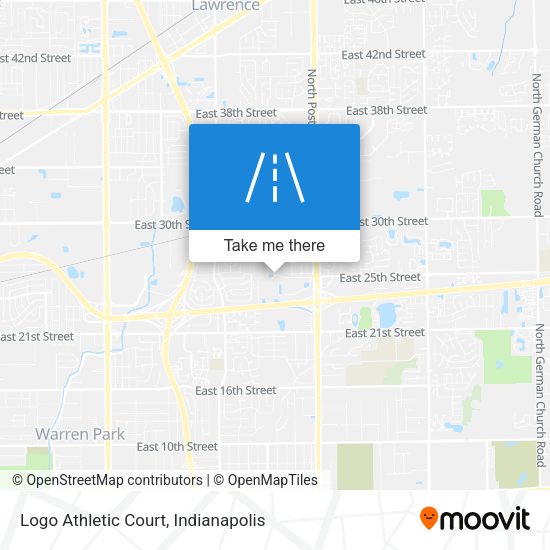 Mapa de Logo Athletic Court