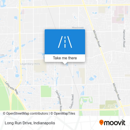 Long Run Drive map