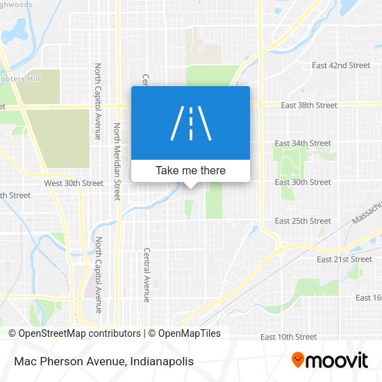 Mac Pherson Avenue map