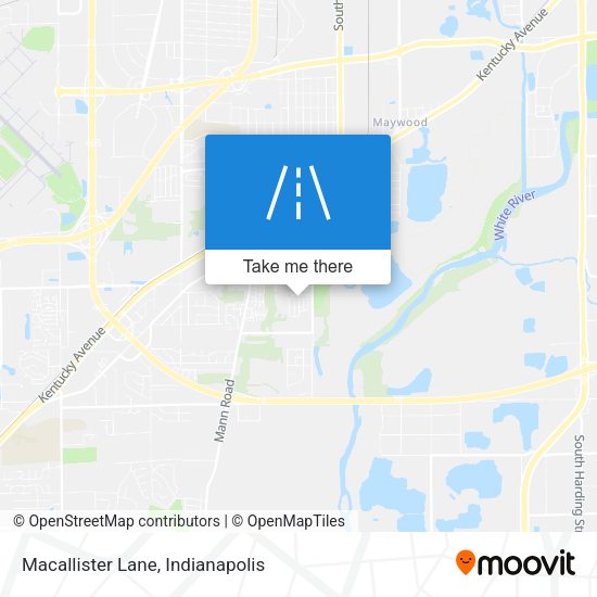 Macallister Lane map