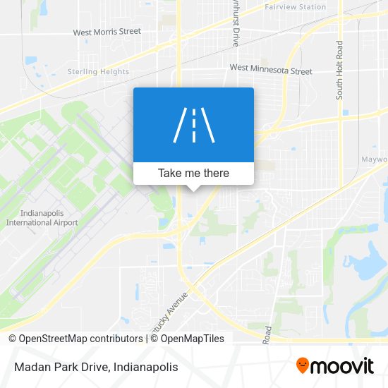 Mapa de Madan Park Drive
