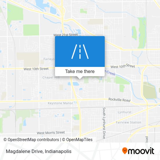Magdalene Drive map