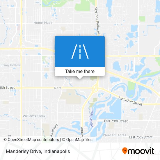 Manderley Drive map