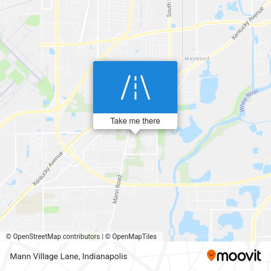 Mann Village Lane map