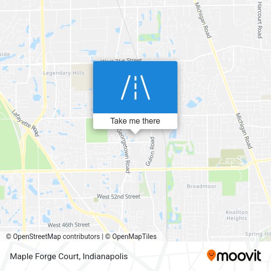 Mapa de Maple Forge Court