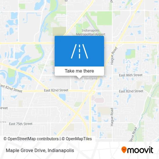 Maple Grove Drive map