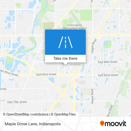 Maple Grove Lane map