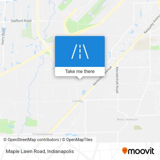 Maple Lawn Road map