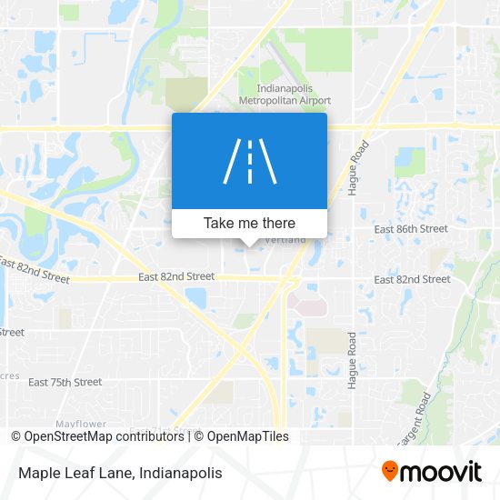 Maple Leaf Lane map