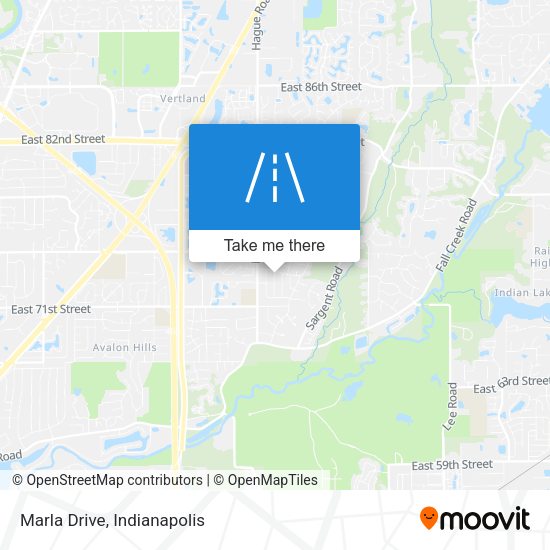 Mapa de Marla Drive