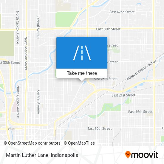 Martin Luther Lane map