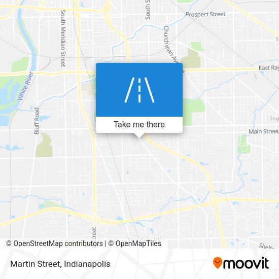 Martin Street map