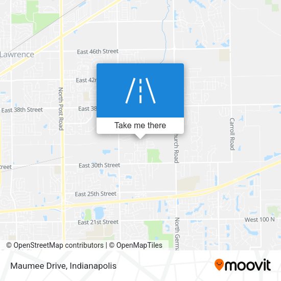 Mapa de Maumee Drive