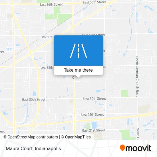 Maura Court map